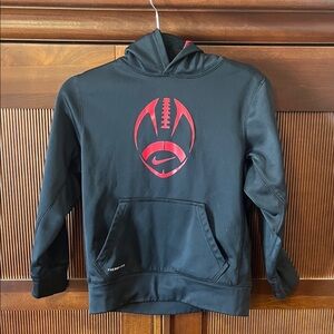 Nike Kids Black Jacket with Red Logo